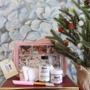 4pc Pink Clay Mask Holiday Gift Set
