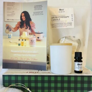 DIY Aromatherapy Wood-Wick Candle Kit & Recipe Book