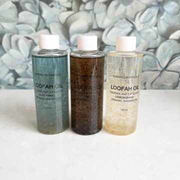 Organic Loofah Shower Oils