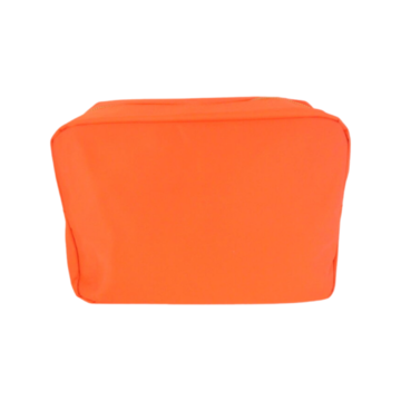 Sun-Kisses Makeup Bag (large): Neon Orange