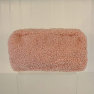 Soft n’ Cozy Collection Makeup Bag (medium):  Pink