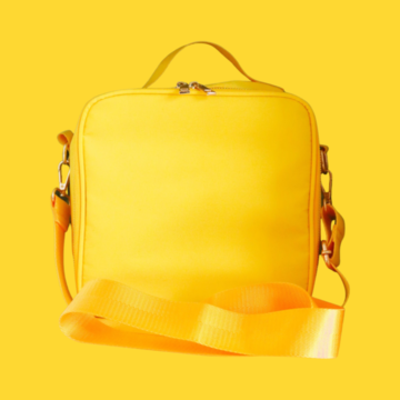 Crossbody Skincare On The Go Bag – Yellow