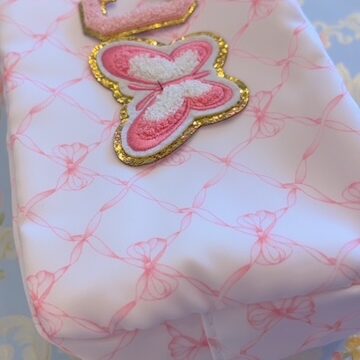 Personalized Bags: Coquette Pink Bow (Medium)