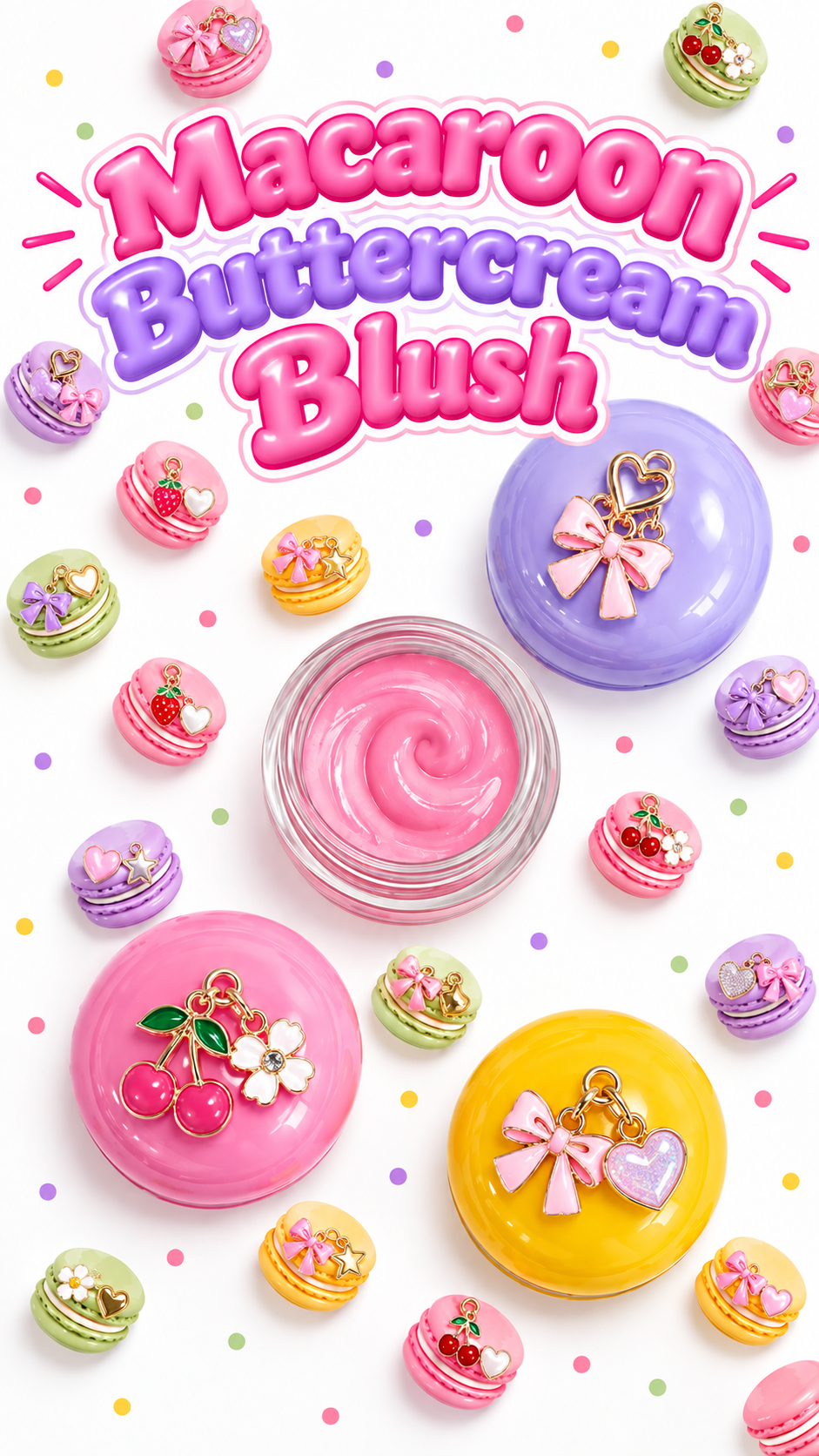 9 16 Buttercream Blush With Charms