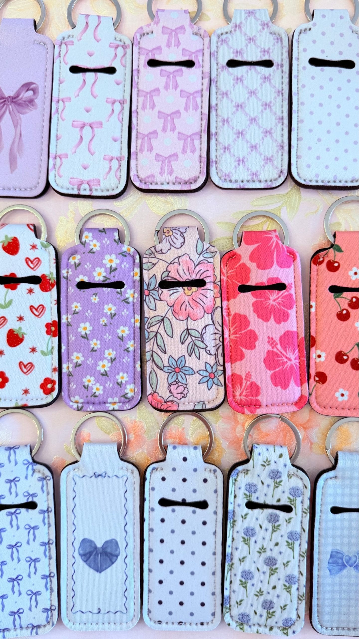 9 16 Lip Gloss Keychain