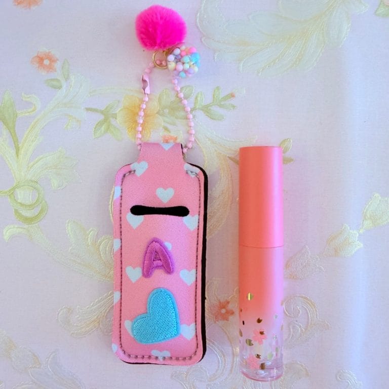 Square Lip Gloss Keychain