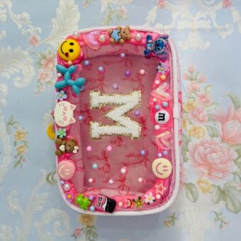 A La Carte: Decoden Coquette Clear Cosmetic Bag  