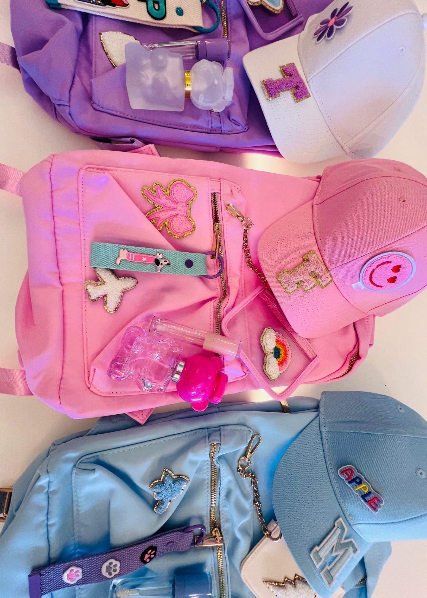 5 7 Patched Backpack Set