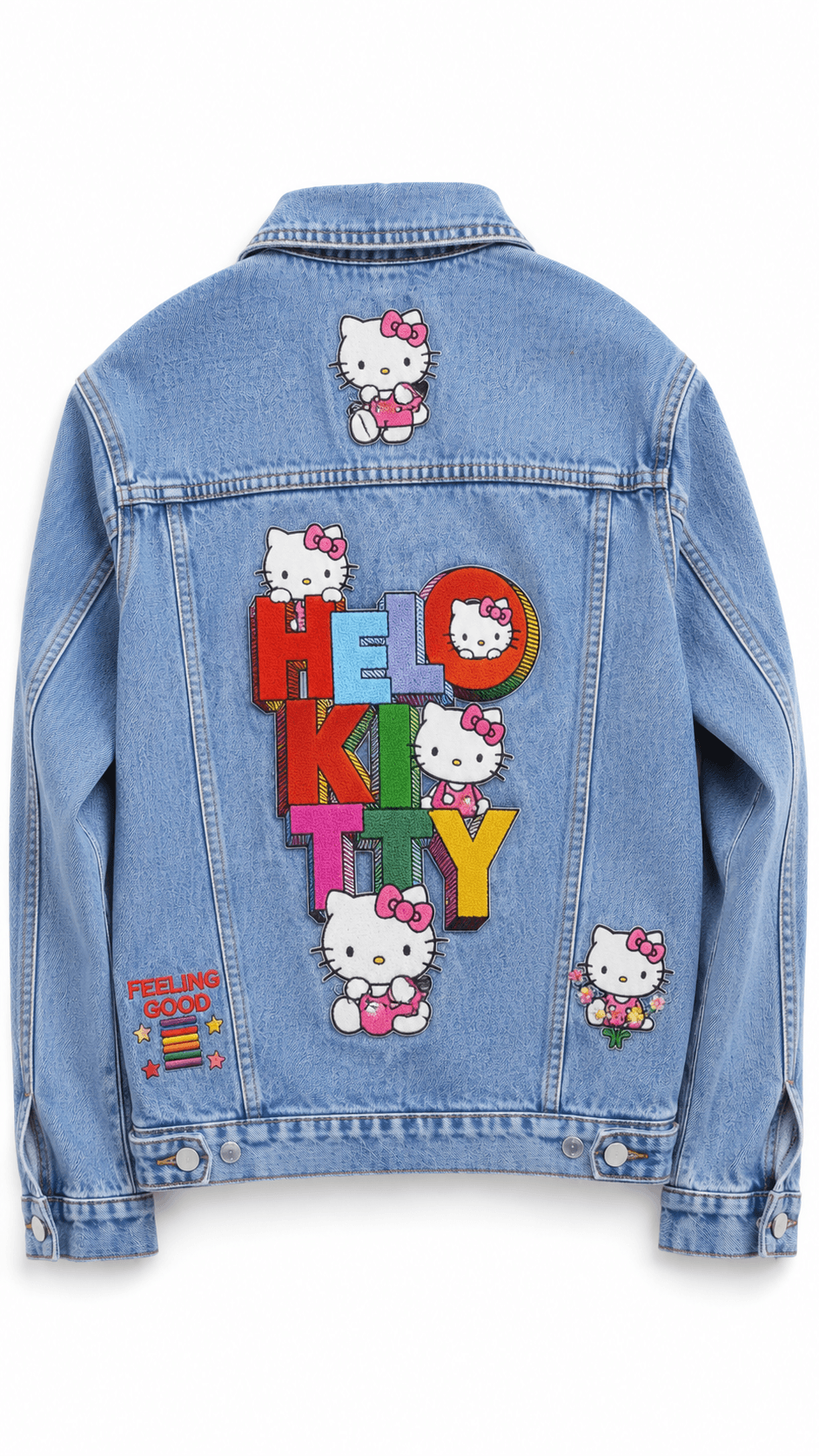 9 16 Hello Kitty Jean Jacket