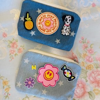 A La Carte: Custom Denim Patch Pouch