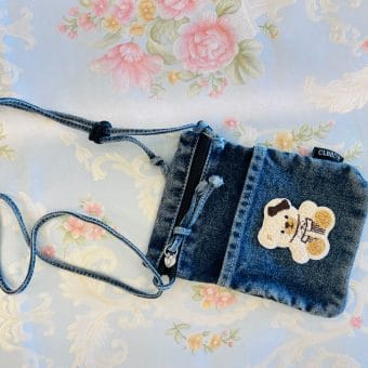 A La Carte: Custom Denim Crossbody Patch Purse