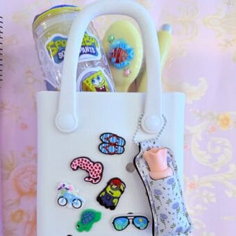 A La Carte:  Beach Tote w/personalized charms and accessories 