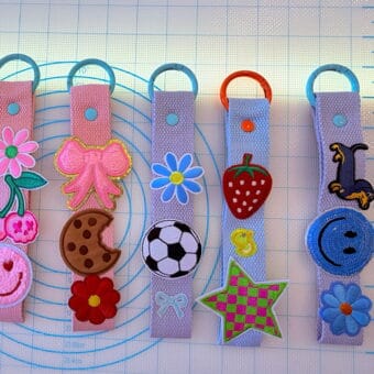 A La Carte: Personalized Keychain Bag Charm @ The Patch Bar