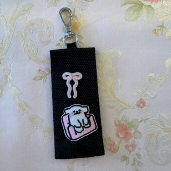 A La Carte: Canvas Keychain (medium) @ The Patch Bar