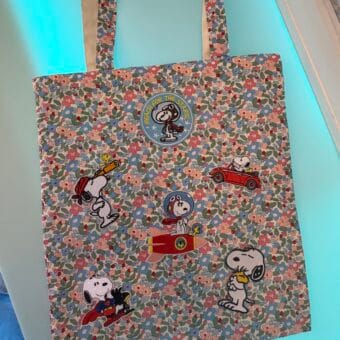 A La Carte: Cotton Floral Tote Bag @ The Patch Bar