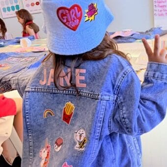 A La Carte: Personalized Girls Soft Cotton Jean Jacket @ The Patch Bar