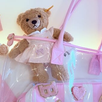 A La Carte: Patch-your-Bestie (Steiff Teddy in Pink Dress)  