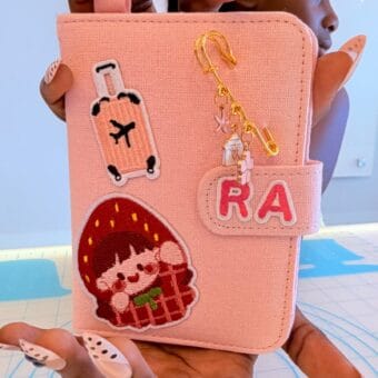 A La Carte: Passport Holder w/Preppy Charm Pins