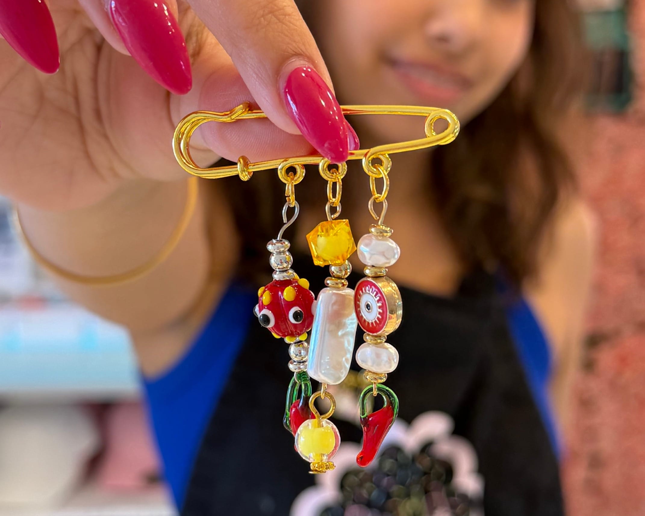 5 4 Charm Pin