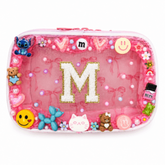 A La Carte: Decoden Coquette Clear Cosmetic Bag  