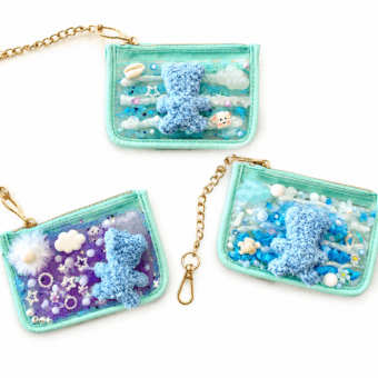 A La Carte: Keychain Wallet with Decoden (Nylon)