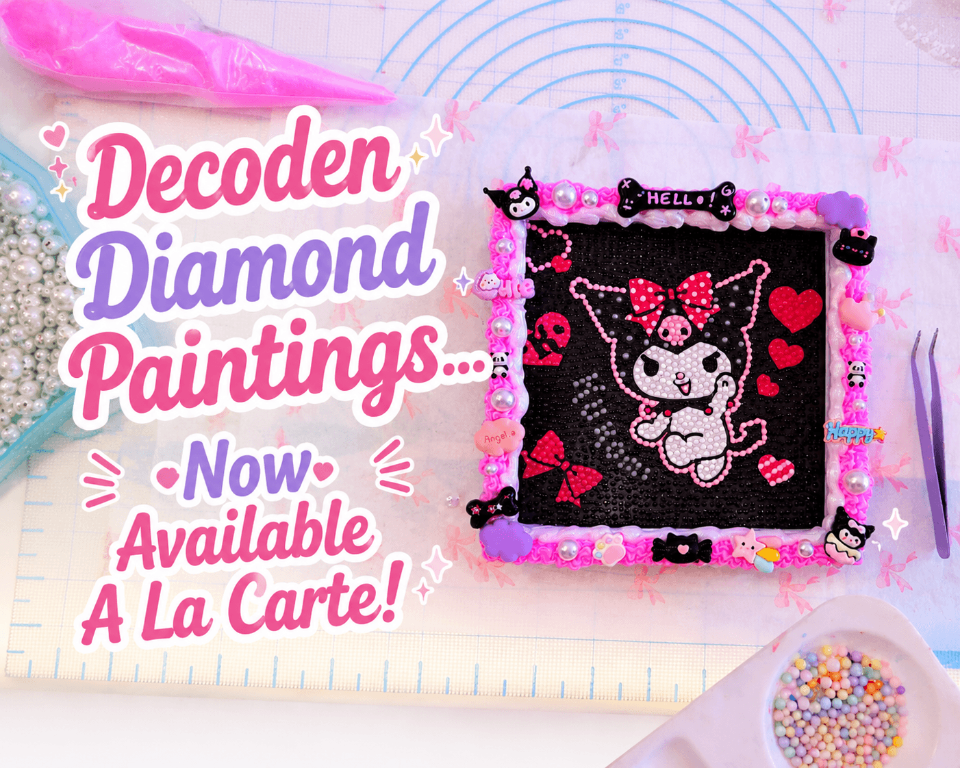 5 4 Diamond Decoden Art