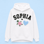 Sq White Hoodie