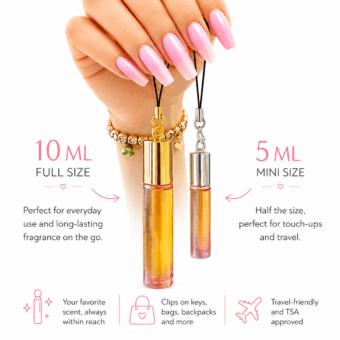 A La Carte: Perfume oil Rollerball Keychain