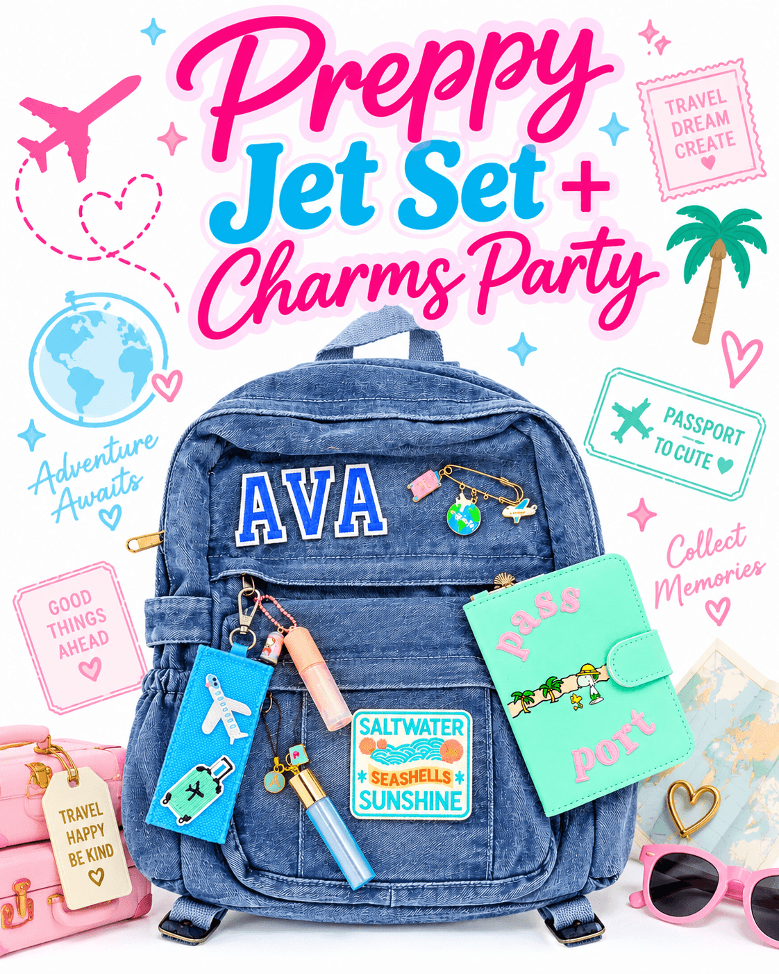 4 5 Preppy Jet Set Party