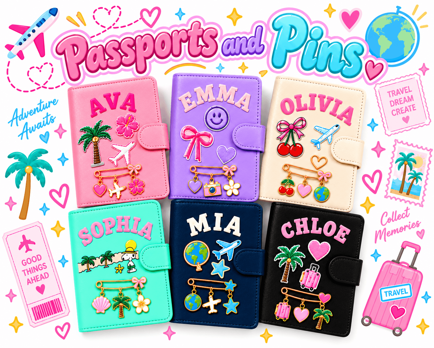 5 4 Passports And Pins