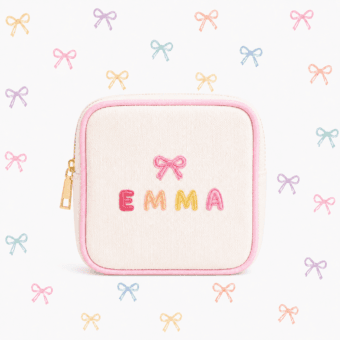 A La Carte: Personalized Canvas Makeup Bag (Small)