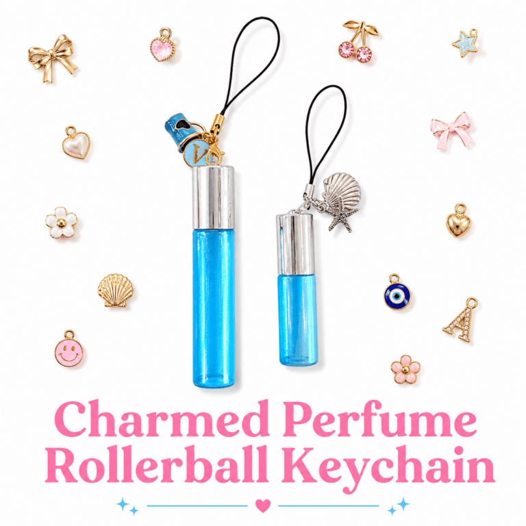 Sq Charmed Perfume Rollon Keychain