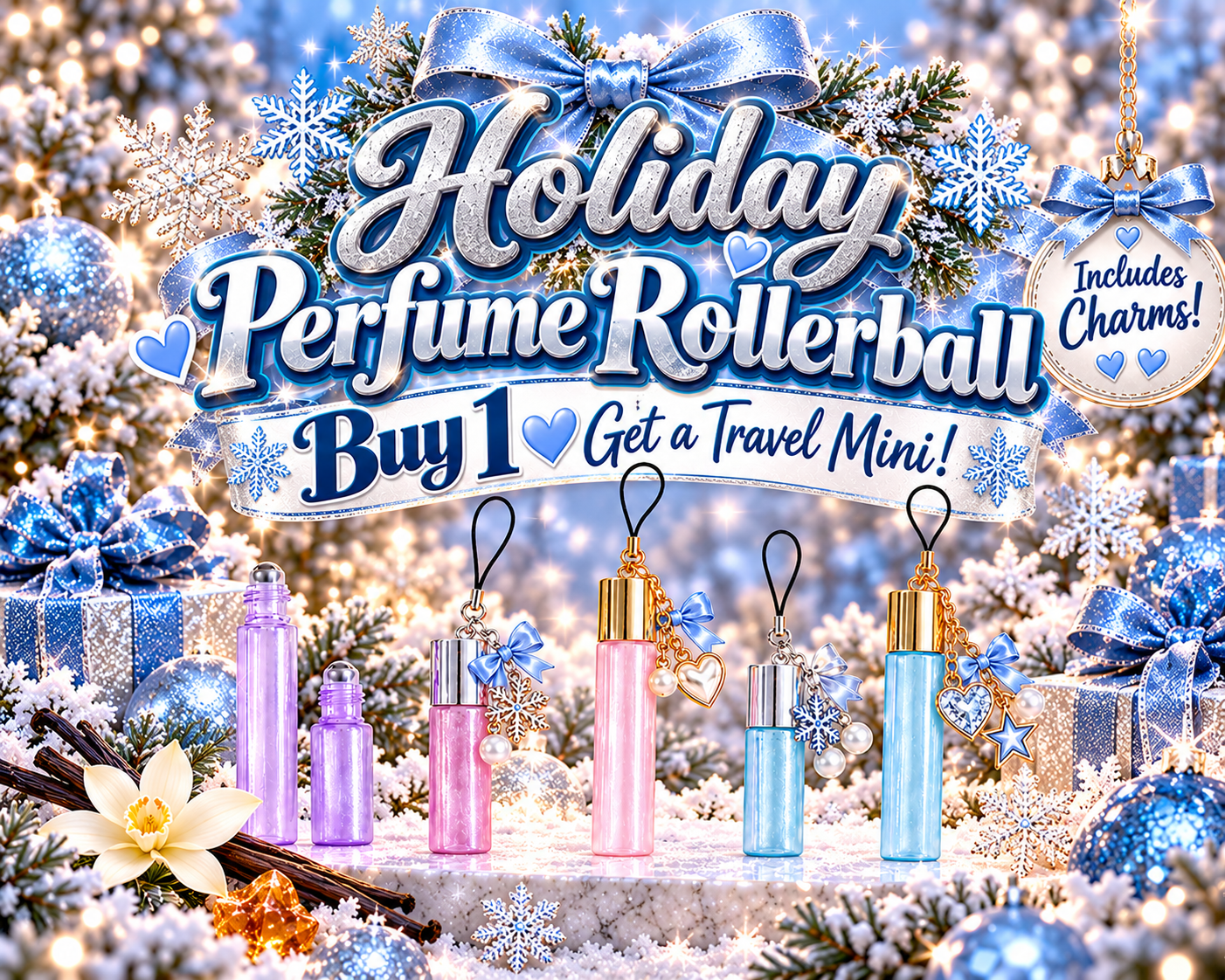 5 4holiday Perfume Rollerball Wonderland
