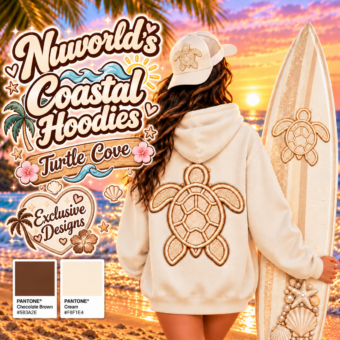 A La Carte: Turtle Cove Custom Coastal Hoodie (100% Cotton)